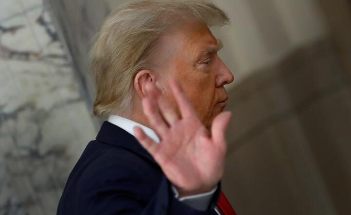 Donald Trump / autor: PAP/EPA/PETER FOLEY