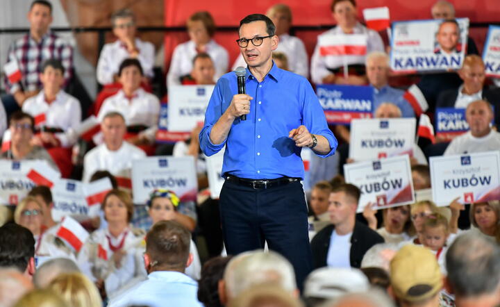 Mateusz Morawiecki w Lubinie / autor: PAP