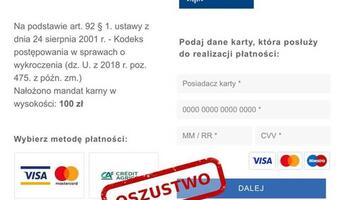 NASK ostrzega przed fałszywymi mandatami