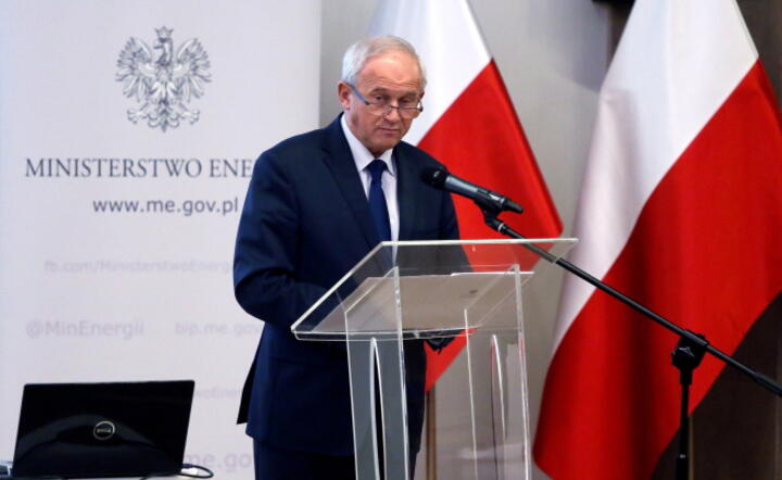  Minister energii Krzysztof Tchórzewski, podczas konferencji "Rynek mocy - konsultacje rozwiązań funkcjonalnych. w Ministerstwie Energii, fot. PAP/Tomasz Gzell