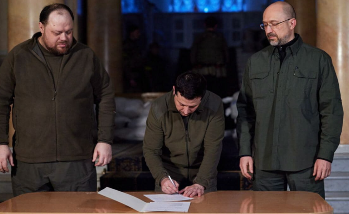 prezydent Ukrainy Wołodymyr Zełenski / autor: PAP/EPA/TELEGRAM/V_Zelenskiy_official / HANDOUT