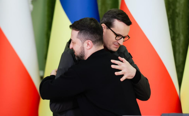 Zełenski i Morawiecki / autor: Twitter/Kancelaria Premiera