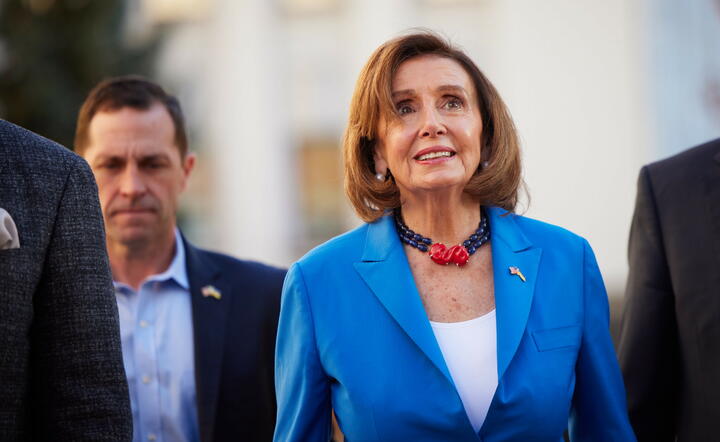 Nancy Pelosi / autor: PAP/EPA/UKRAINIAN PRESIDENTIAL PRESS SERVICE HANDOUT