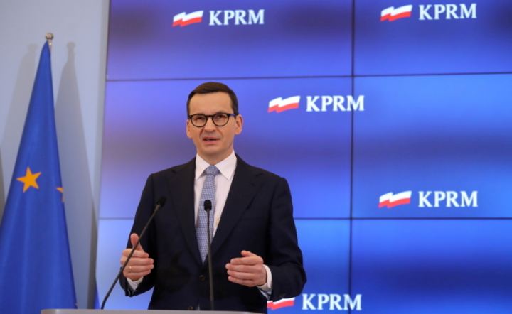 Premier Mateusz Morawiecki, 14 bm. w Kancelarii Prezesa Rady Ministrów w Warszawie / autor: PAP/Wojciech Olkuśnik