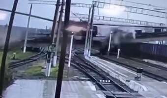 Wypadek czy sabotaż? Zawalił się wiadukt w Rosji