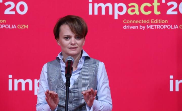 Wiceprezes Rady Ministrów, minister rozwoju Jadwiga Emilewicz / autor: PAP/Tomasz Gzell