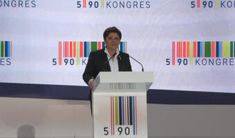Kongres 590 (WIDEO): Premier Beata Szydło "Moją ambicją jest stworzenie wiodącej na świecie gospodarki"