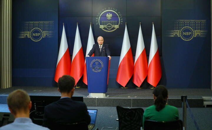 prezes NBP Adam Glapiński / autor: PAP/Rafał Guz