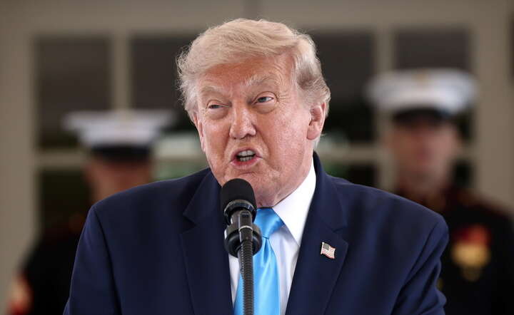Prezydent Donald Trump / autor: PAP