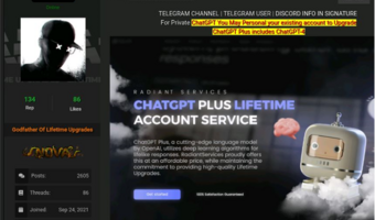 ChatGPT - rośnie handel skradzionymi kontami