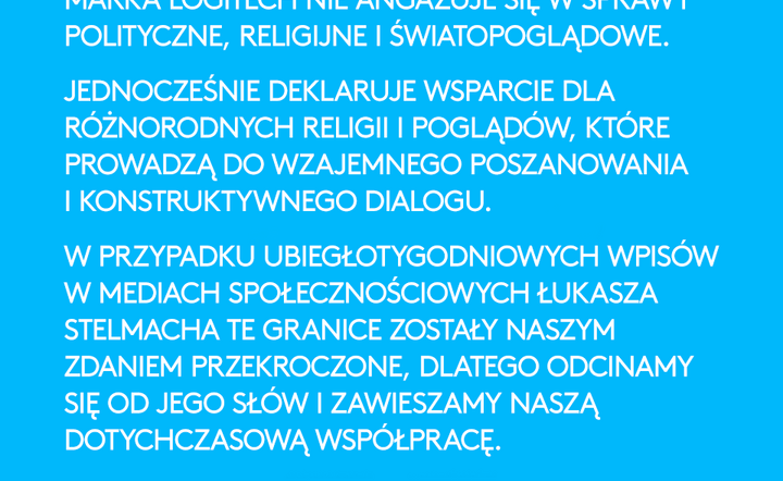 Reakcja Logitech / autor: fot. Logitech