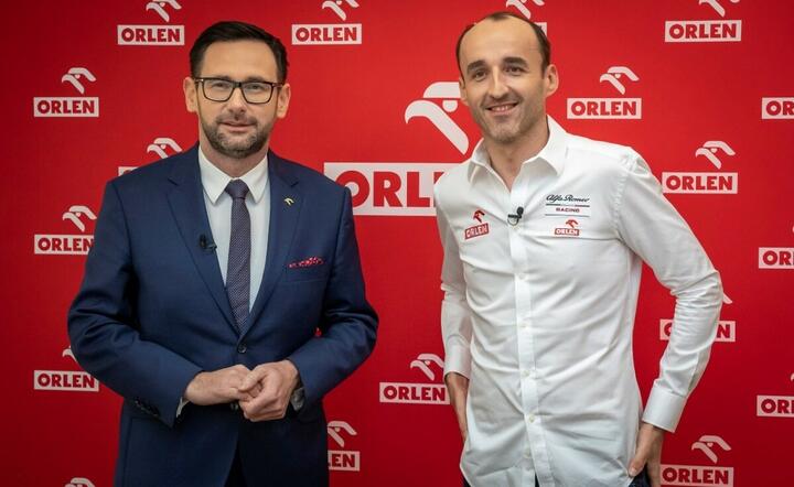 Daniel Obajtek i Robert Kubica / autor: Materiały prasowe