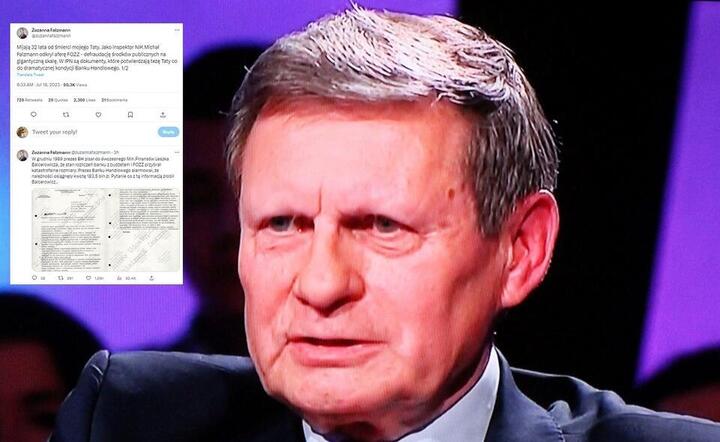 Afera FOZZ. Córka Falzmanna wywołuje Balcerowicza