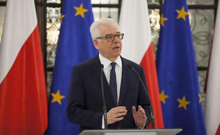 Szef MSZ Jacek Czaputowicz podał się do dymisji