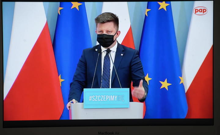pełnomocnik rządu ds. programu szczepień, szef KPRM Michał Dworczyk / autor: fotoserwis PAP