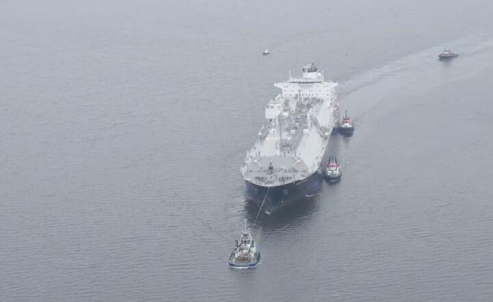Dostawa LNG, statek 'GasLog Warsaw' / autor: screen Fratria