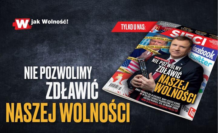 Okładka tygodnika Sieci  / autor: Fratria 