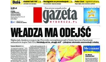 Wielkie zwolnienia w "Gazecie Wyborczej" - efekt braku reklam ze Skarbu Państwa?