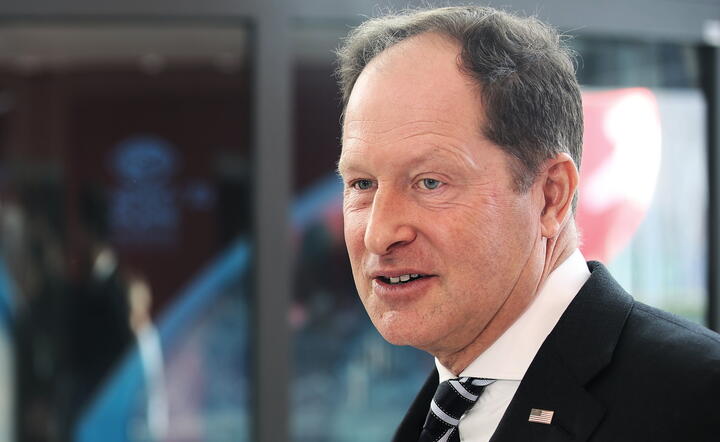 ambasador USA w Polsce Mark Brzezinski / autor: fotoserwis PAP
