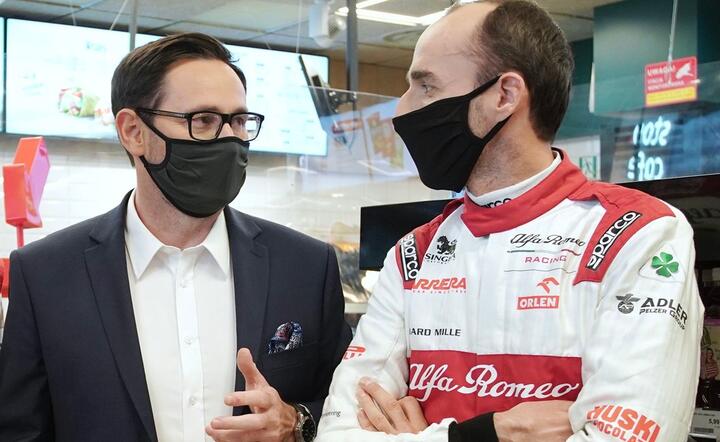 Robert Kubica i Daniel Obajtek / autor: fot. Daniel Obajtek/Facebook