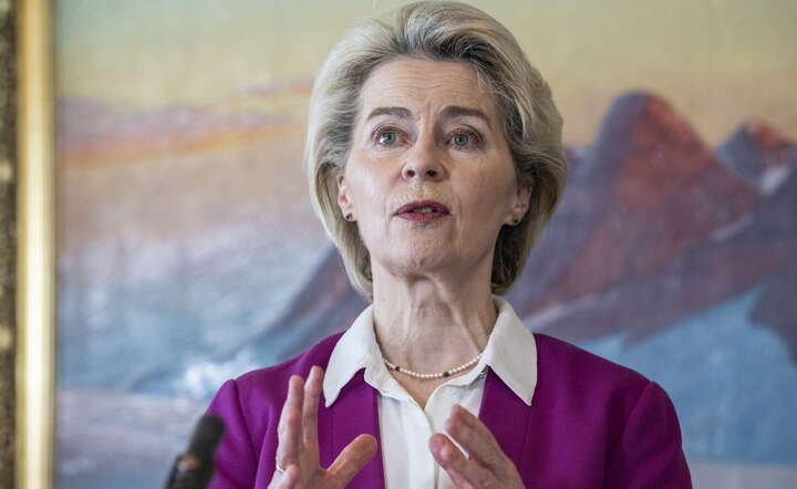Przewodnicząca Komisji Europejskiej Ursula von der Leyen  / autor: PAP