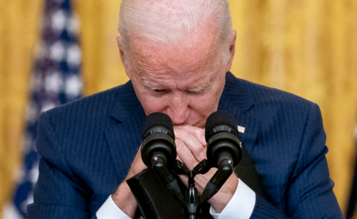 Konferencja prasowa: Prezydent USA Joe Biden / autor: PAP/EPA/Stefani Reynolds / POOL