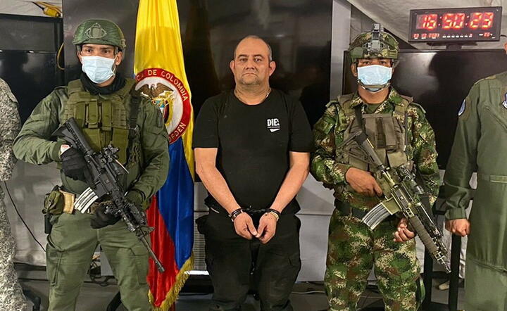 Zatrzymany "Otoniel" / autor: PAP/EPA/Colombian Presidency HANDOUT