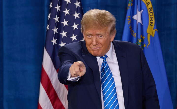 Były prezydent USA Donald Trump / autor: PAP