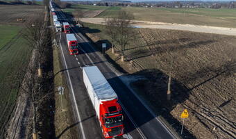 Protest przewoźników. Kolejki po 600 TIR-ów