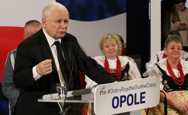 Prezes PiS Jarosław Kaczyński / autor: PAP/Krzysztof Świderski