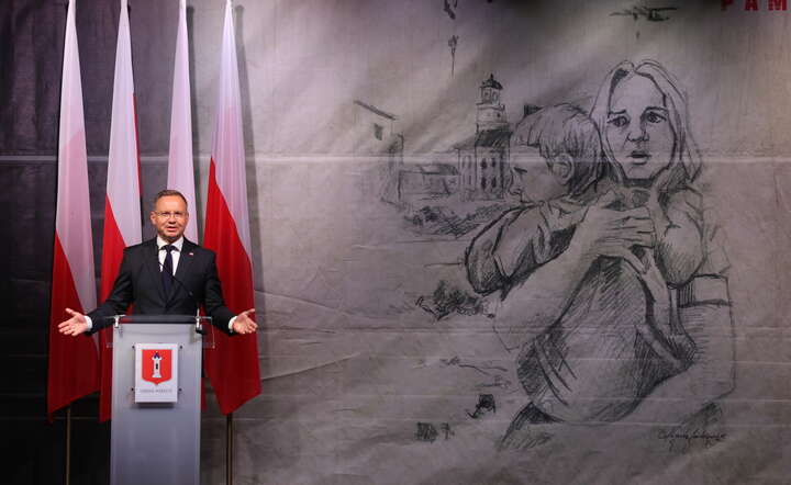 Prezydent Andrzej Duda w Wieluniu / autor: PAP/Marian Zubrzycki