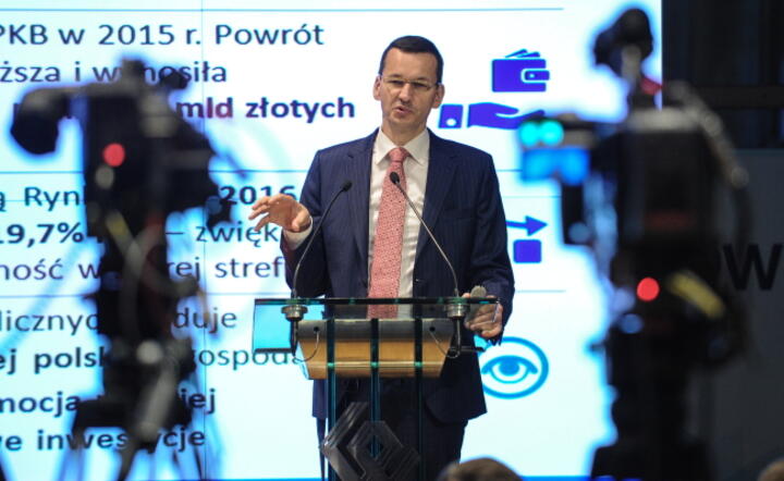 Wicepremier Mateusz Morawiecki, fot. PAP/Marcin Obara