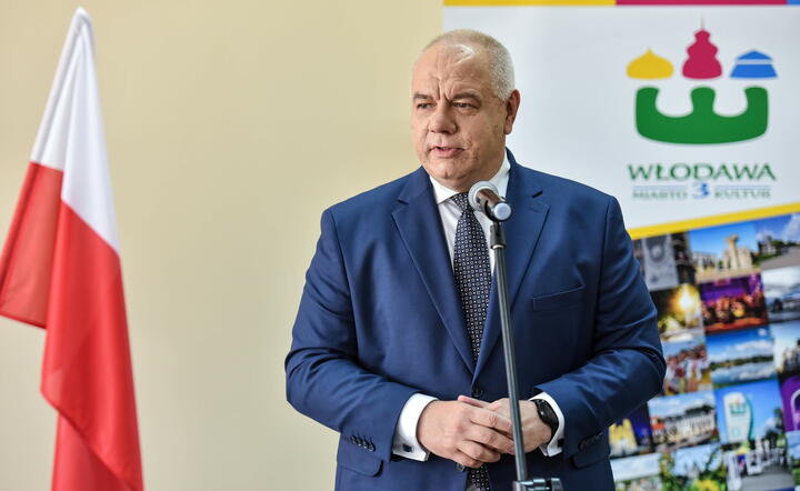 Jacek Sasin we Włodawie / autor: PAP