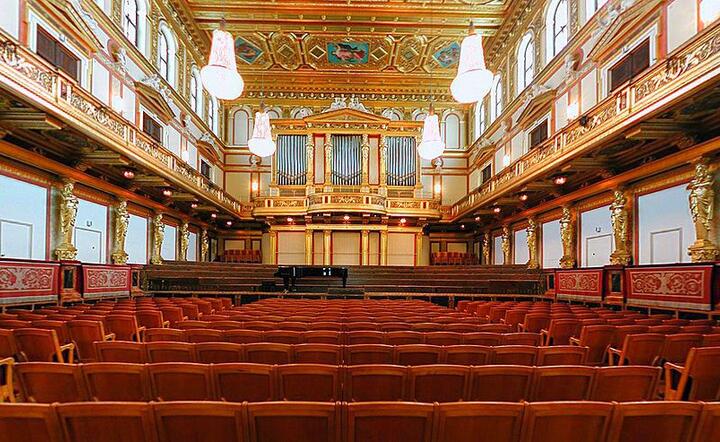 Filharmonia Wiedeń, duża sala / autor: Clemens PFEIFFER, A-1190 Wien CC