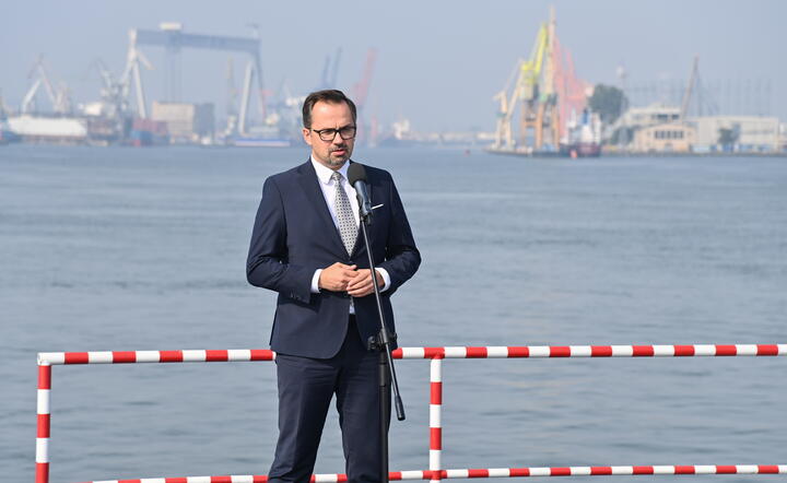Marcin Horała w Gdyni / autor: PAP
