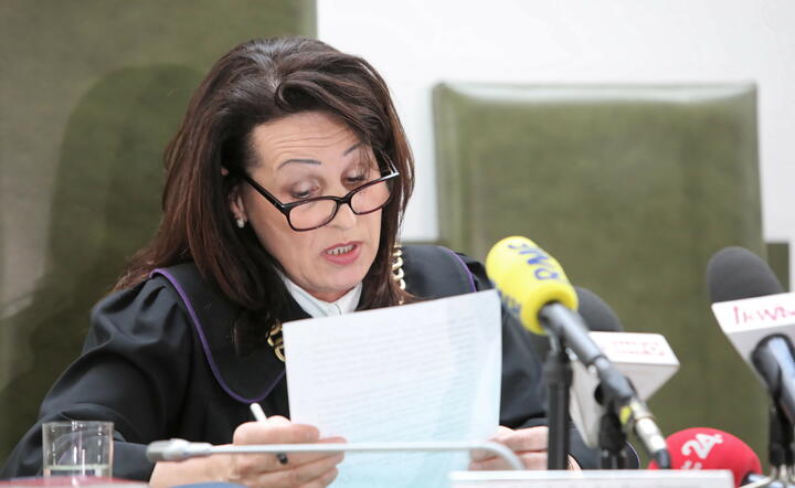 Sędzia Dorota Radlińska na sali Sądu Apelacyjnego w Warszawie / autor: PAP/Wojciech Olkuśnik