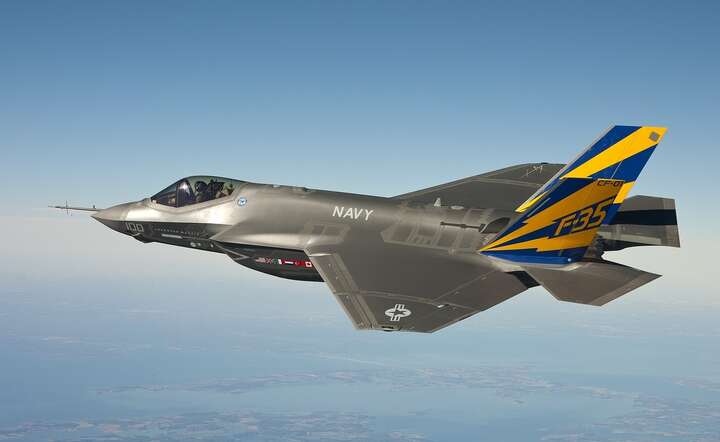 Myśliwiec Lockheed Martin F-35 amerykańskich sił powietrznych / autor: Pixabay