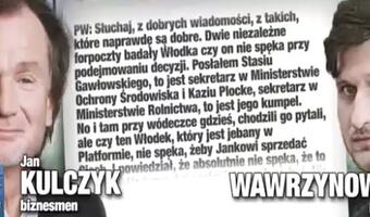 NOWE TAŚMY: Kulczyk, dziwna prywatyzacja Ciechu, ludzie oligarchy na szczytach władzy i list wyborczych PO