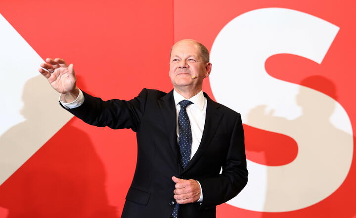 Olaf Scholz / autor: PAP/EPA/MAJA HITIJ/ POOL