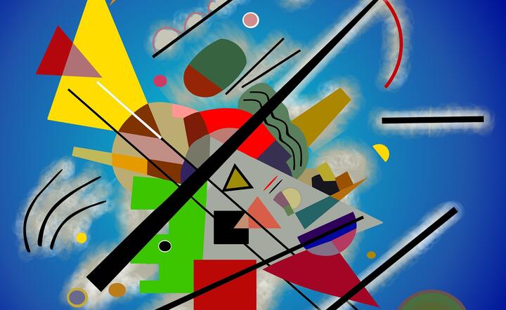 Jeden z obrazów Kandinsky'ego. Uwaga - prezentowany obraz nie jest pochodzącą z kradzieży akwarelą sprzedaną na aukcji w Berlinie. / autor: Pixabay
