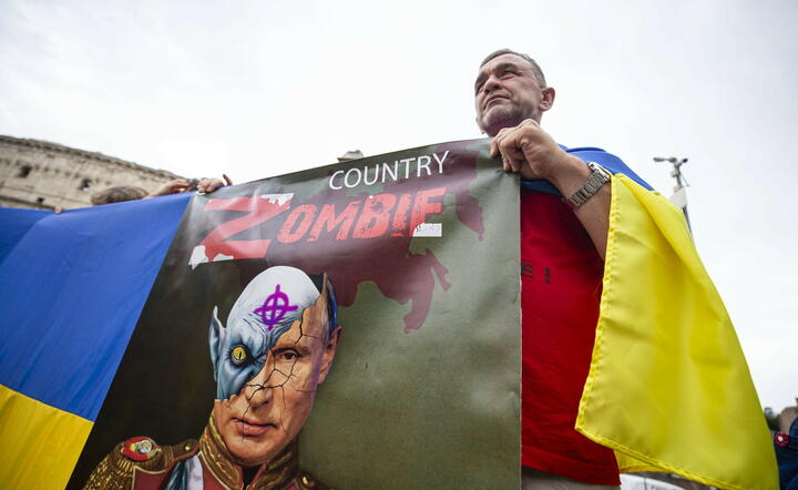 Protest w Rzymie / autor: PAP/EPA