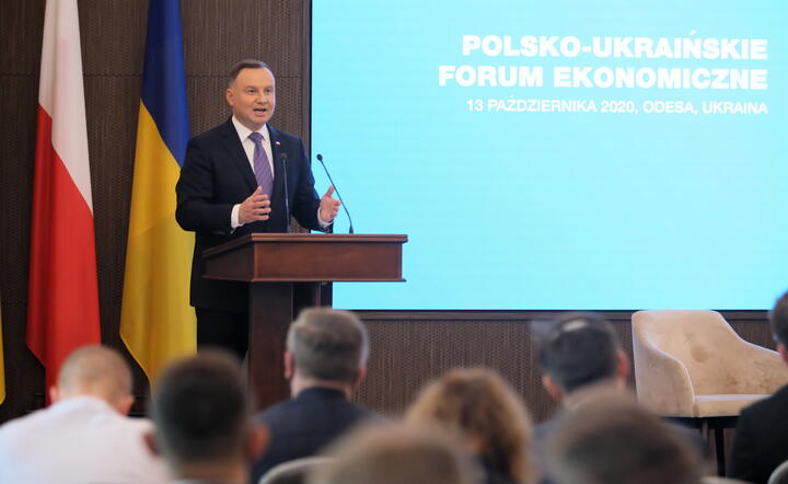 Andrzej Duda w Odessie / autor: PAP
