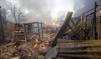 Rosyjski szturmowiec strącony pod Bachmutem