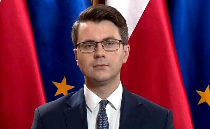 rzecznik prasowy rządu Piotr Müller / autor: TVP Info