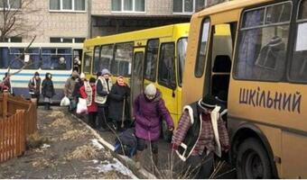 Pod Mariupolem porwano konwój ewakuacyjny z pracownikami
