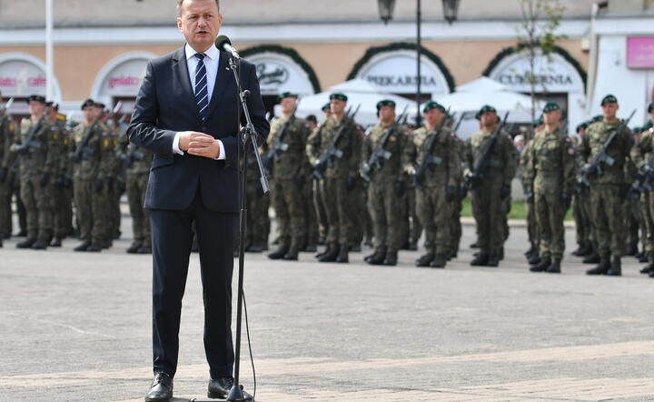 Mariusz Błaszczak w Lublinie / autor: PAP/Wojtek Jargiło