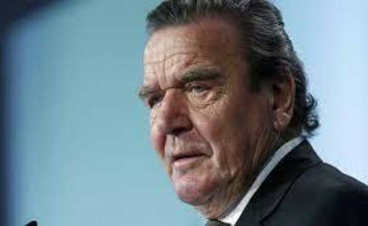 były kanclerz Niemiec Gerhard Schroeder / autor: PAP