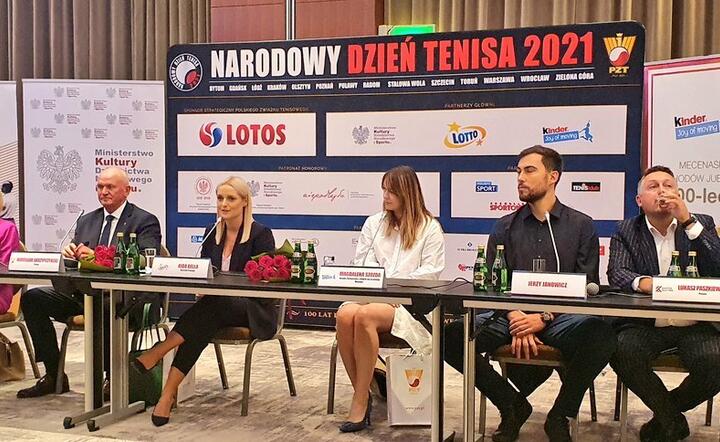 Konferencja prasowa nt. Narodowego Dnia Tenisa / autor: Materiały prasowe