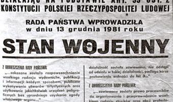 Ruina gospodarcza 13 grudnia 1981 roku
