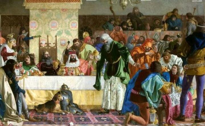 Bronisław Abramowicz (1837-1912) "Uczta u Wierzynka" - http://www.i-mnk.pl/gallerybox.php?dir=SU309&mode=2